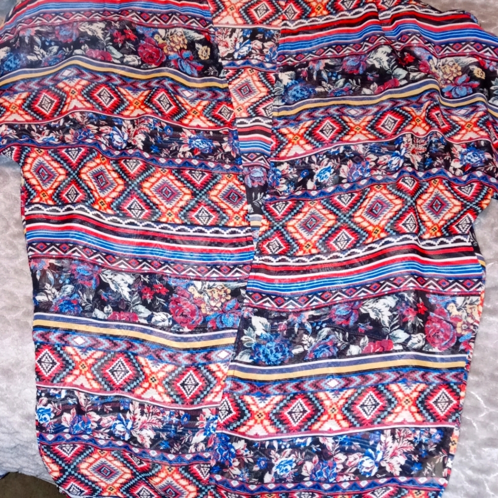 Sheer cover top